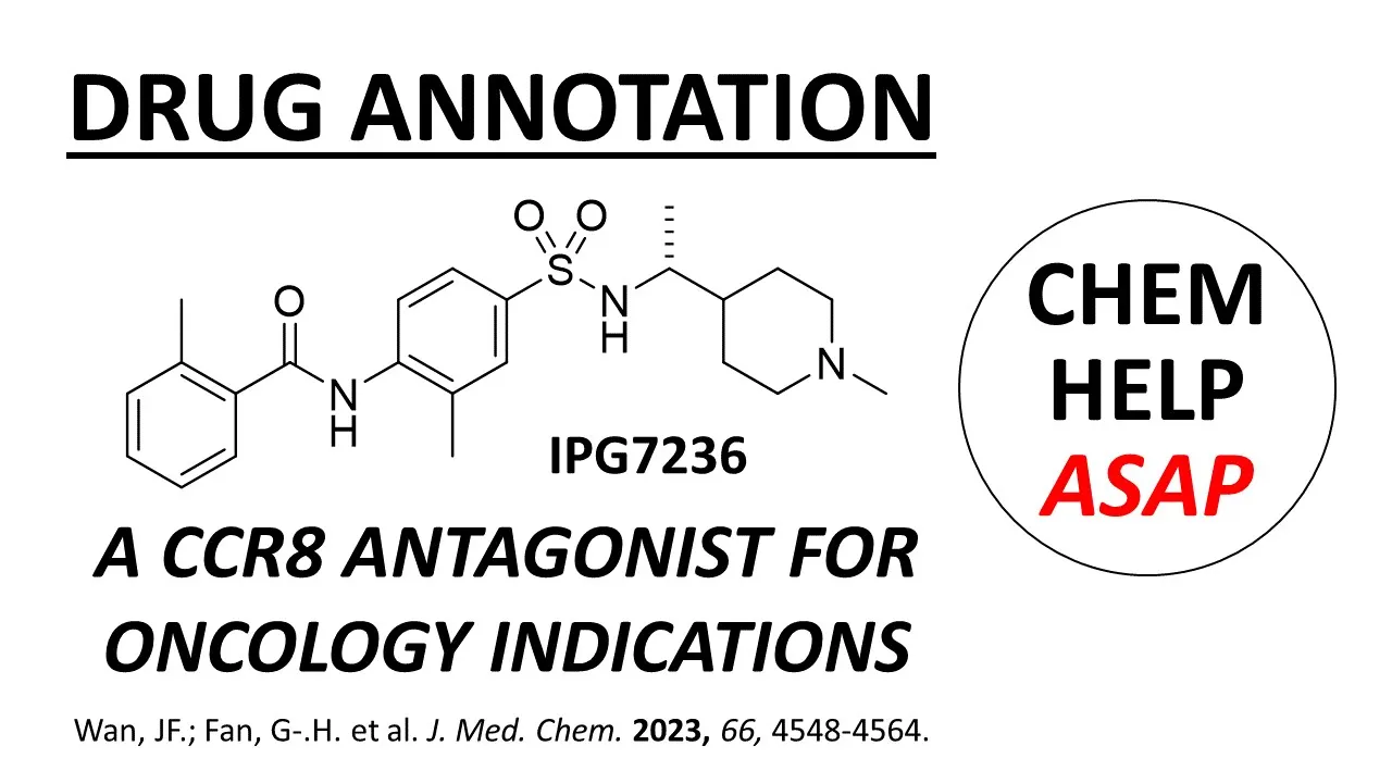 discovery of IPG7236, a CCR8 antagonist - drug annotation
