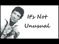 Tom Jones, It's Not Unusual, Lyrics