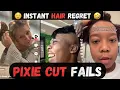 Pixie Cuts GONE WRONG INSTANT Hair REGRET Compilation Reaction
