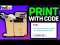 How To PRINT At Fedex With Retrieval Code 2026 - FedEx Print Go Instructions