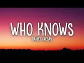 Daniel Caesar - Who Knows (Lyrics)