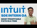 2467 Most Profitable Path in a Tree Intuit SDE Intern OA Trees