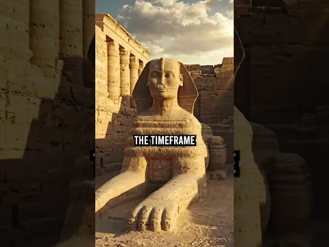 THE EROSION ON THE SPHINX PROVES IT IS FAR OLDER THAN THEY WILL EVER ADMIT