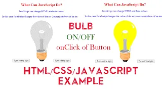 How to Change HTML Attributes Value with JavaScript HTML CSS JavaScript Examples