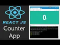 ReactJs Counter Application Example Change State on Button Click