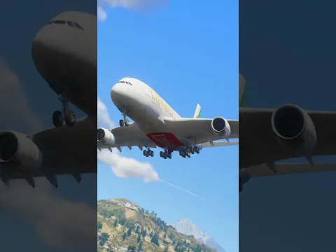 PESAWAT PENUMPANG TERBESAR DI GTA 5 #shorts