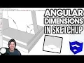 ANGULAR DIMENSIONS in SketchUp - Angular Dimension 2 Extension Introduction