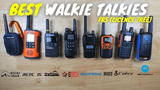 the best walkie talkies frs license free rocky talkie vs retevis vs baofeng vs motorola vs oxbow