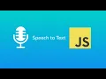 speech to text using speech Recognition in JavaScript with source code