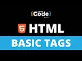 Basic Tags in HTML HTML Tags and Attributes Explained HTML Tutorial for Beginners SimpliCode