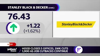 Stanley Black Decker to cut 1 000 jobs