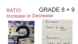 Ratio Increase and Decrease Grade 8 and older mat ou