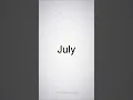 Lagu How to Pronounce July