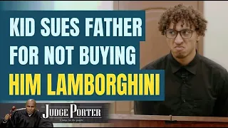 Kid Sues His Own Father For Not Buying Him Expensive Car.