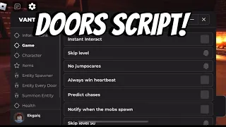NEW Doors Vanta Hub Script Keyless Alot Of Features Pastebin