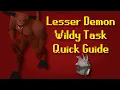Lesser Demons Wilderness Slayer