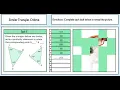 Similar Triangles Criteria Digital Task Cards Picture Reveal