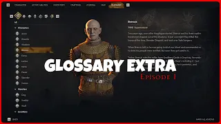The Blood of Dawnwalker: Glossary Extras #1