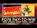 Bethesda Added PAY TO WIN to Fallout 76 Atomic Shop