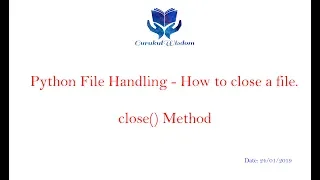 99 - Python File Handling