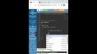 C program to print the number pattern 1 12 123 1234