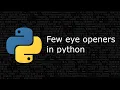 Floor division and Modulo operators in python Few eye openers in python