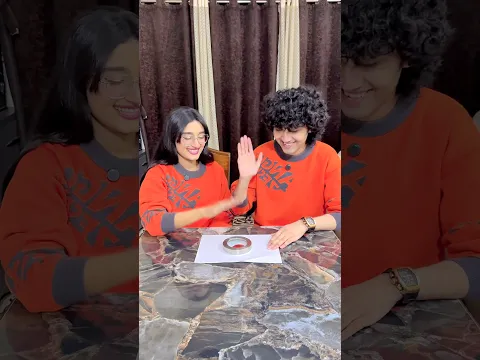 Don’t splash the ketchup challenge 👀 #zidaanshahidaly #brothersister #shorts