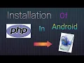 how to install and run php in android phone Programming with vaibhav