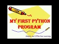 How to write Python Programs Command Line IDLE PyCharm Latest Python Tutorial