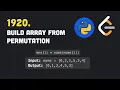 Leetcode 1920 Build Array from Permutation