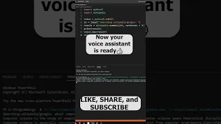 Make your own voice assistant very simple by using Python Python cool tricks