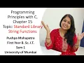 41 Chapter 15 Let Us C Standard Library String Functions Programming Principles with C