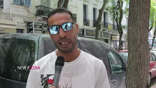خدمت الحرام وماثمرش في فرنسا   حسيت بأمي  تودع رجعت    أمي في كفة والدنيا في كفة          دندنها