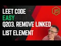LeetCode 203 Remove Linked List Elements in JavaScript