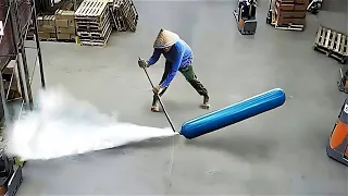 اغبي العمال في العالم   عملوا حاجات مينفعش تتعمل  دندنها