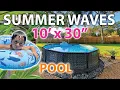 Our New Summer Waves Pool 10 ft x 33 in If You re on the Fence - Watch This