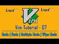 07 Vim Editor - How to Undo and Redo in Vim Editor Undo in Vim Redo in Vim