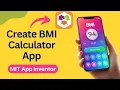 Create a Smart BMI Calculator App with AI in MIT App Inventor Complete Tutorial