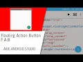 FLOATING ACTION BUTTON FAB AIDE Android Studio