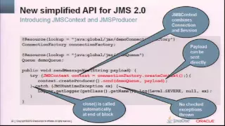 What s New in Java Message Service 2 0