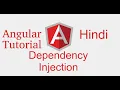 Angular 9 tutorial in Hindi Dependency Injection with example