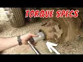 Fixing Dexter 10K Trailer Axle Hub Seals and Brakes - Axle Nut Torque Sequence and Specs