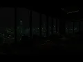 Relaxing Sound of Rain in the Dark Bedroom ( No Ads) 🌧️ Luxury Miami Apartment Bedroom | Deep Sleep