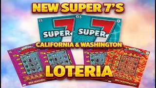 New Tickets Super 7 s California Loteria 29th Edition Loteria Washington Lottery Scratch Off