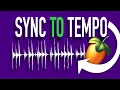 Lagu Sync Samples To Tempo in FL Studio 21