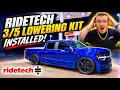 I SLAMMED My F-150 LOBO RideTech Lowering Kit Results INSANE