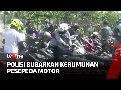 Razia Knalpot Bising di Tangerang, Polisi Bubarkan Kerumunan Pesepeda Motor