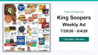 King Soopers Weekly Ad 26 - 26 Best Deals