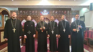 لحن اللى التوزع الكيهكى لبعض طلبه خورس معهد القديس ديديموس للمرتلين بالدير المحرق بقياده المعلم باسم 