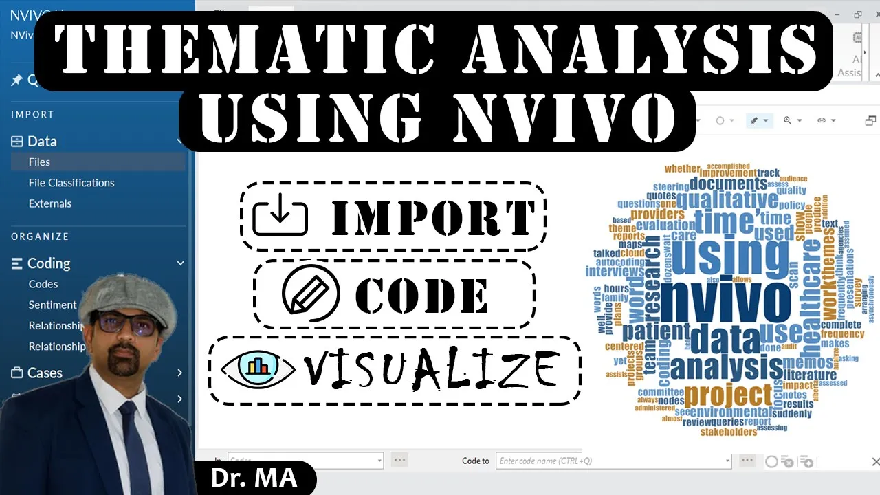 Qualitative Data Analysis Using NVivo - Thematic Analysis - NVivo Guide - Import, Code, Visualize